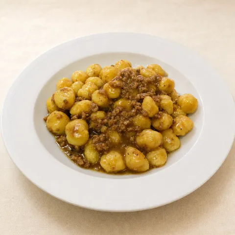 Potato gnocchetti with white Chianina ragù.